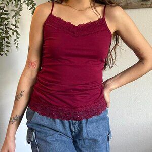 American Vintage Women's Burgundy Vest